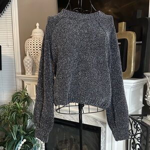 Forever 21 Off-the-Shoulder Speckled Sweater